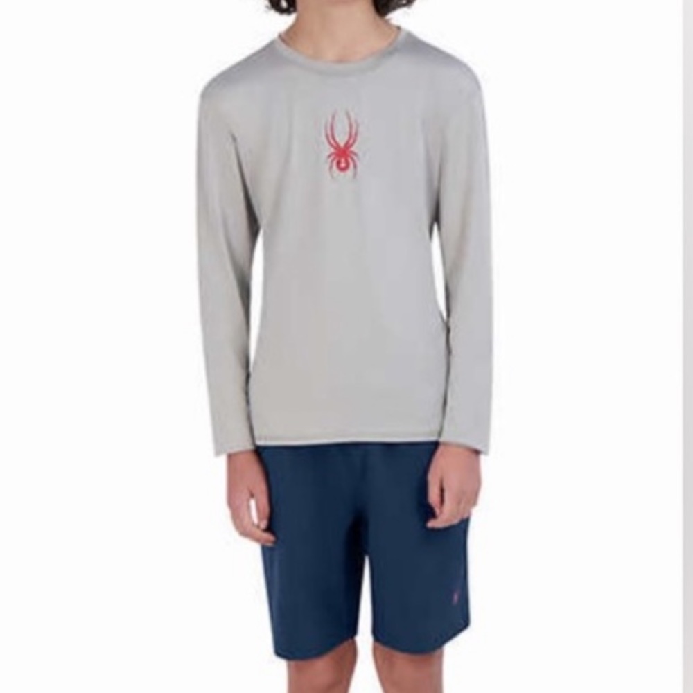 New Spyder Swim Set. Boys Medium. Long sleeve swim shirt with bottoms. 10/12.